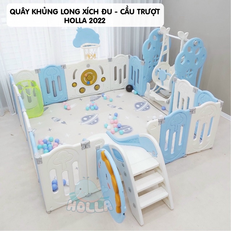 Quây Khủng Long + Xích đu + Cầu trượt Holla 2022 |WINSHOPVN