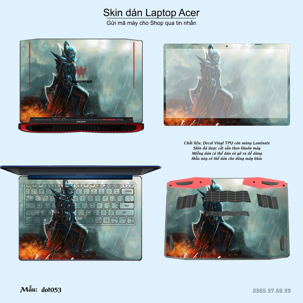 Skin dán Laptop Acer in hình Dota 2 _nhiều mẫu 9 (inbox mã máy cho Shop)