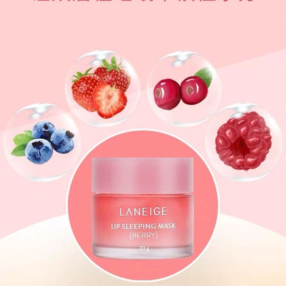 Mặt Nạ Dưỡng Ẩm Cho Môi Ban Đêm LANEIGE - Ủ Dưỡng Môi Hàn Quốc Lip Sleeping Mask dưỡng ẩm, giảm thâm SN04