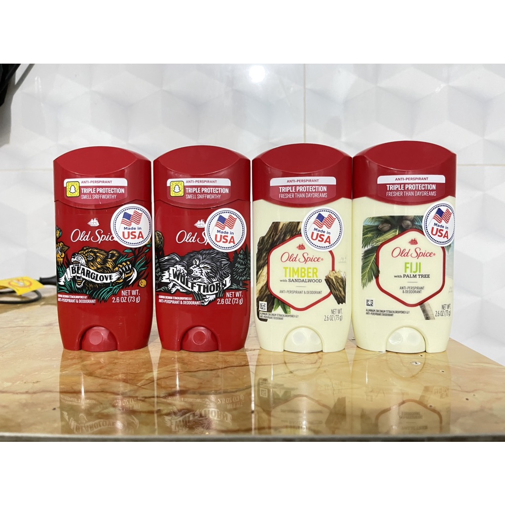 Sáp khử mùi ngăn mồ hôi Old Spice Bearglove 73g