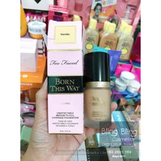 [SALE 50%] Kem nền Toofaced Born This Way màu Vanilla