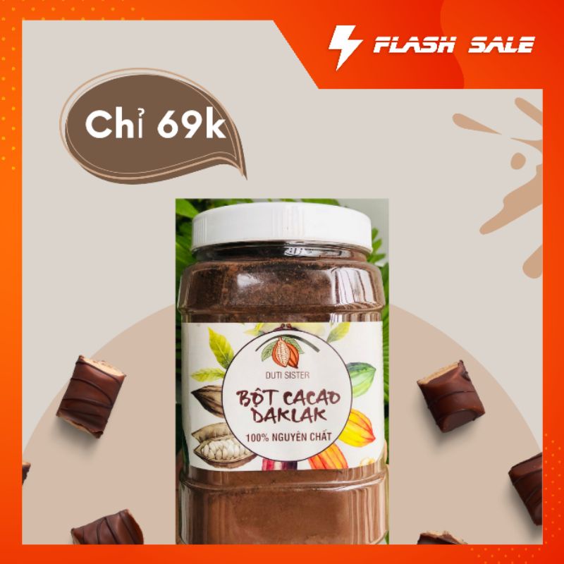 Bột Cacao Đăk Lăk 100% nguyên chất