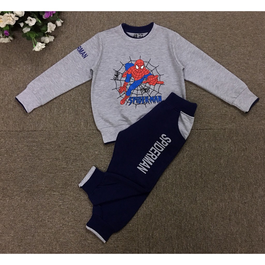 Bộ nỉ bé trai sz 1-6/ri 6