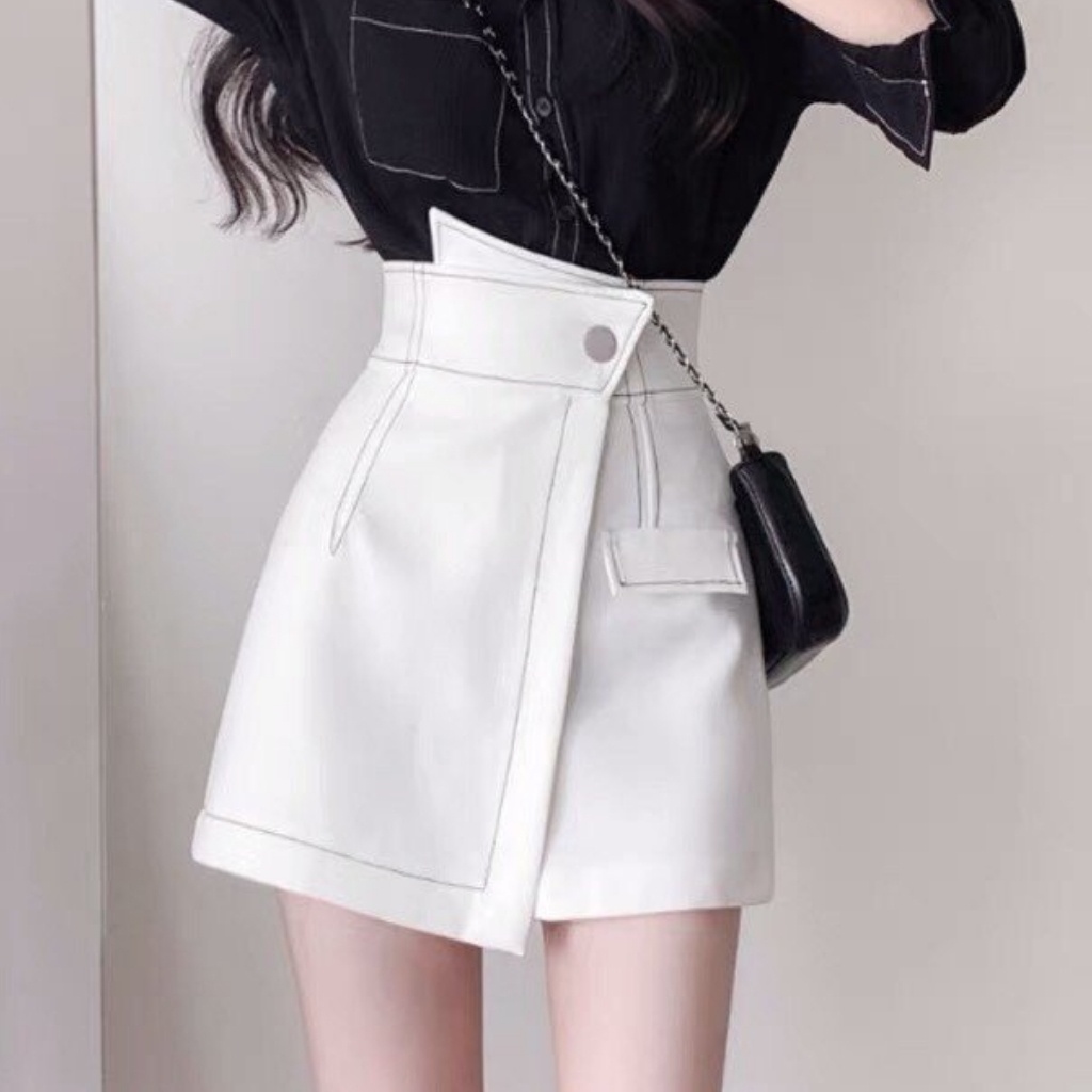Chân Váy Chữ A Cạp Chéo Cao Cấp Phong Cách Hàn Quốc Siêu Hot