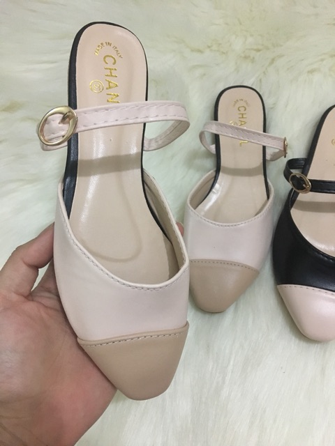 Dép Sục Nữ Phối Màu Xinh Xắn - Ảnh Chụp Thật