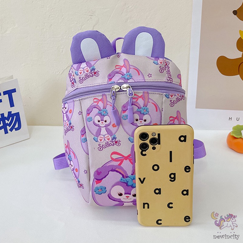 Ba Lô Đi Học Có Dây Chống Thất Lạc Họa Tiết Hoạt Hình Thời Trang Theo Phong Cách Hàn Quốc Cho Bé