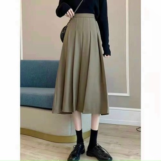 Chân váy xếp ly trước