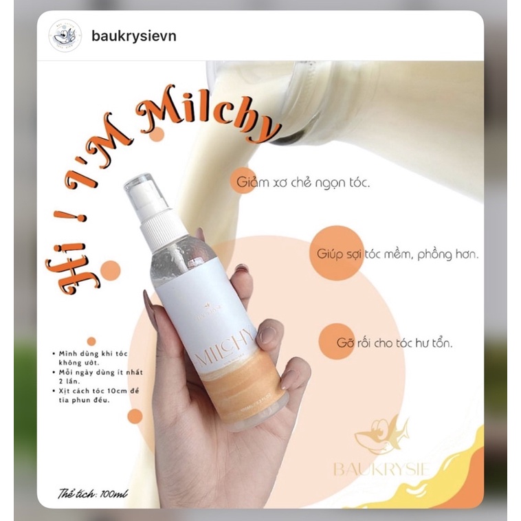 MILCHY Hair Mist - Xịt Dưỡng Váng Sữa | BigBuy360 - bigbuy360.vn