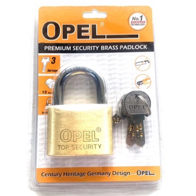 Ổ khoá Opel chính hãng 6 phân(khoá bấm)
