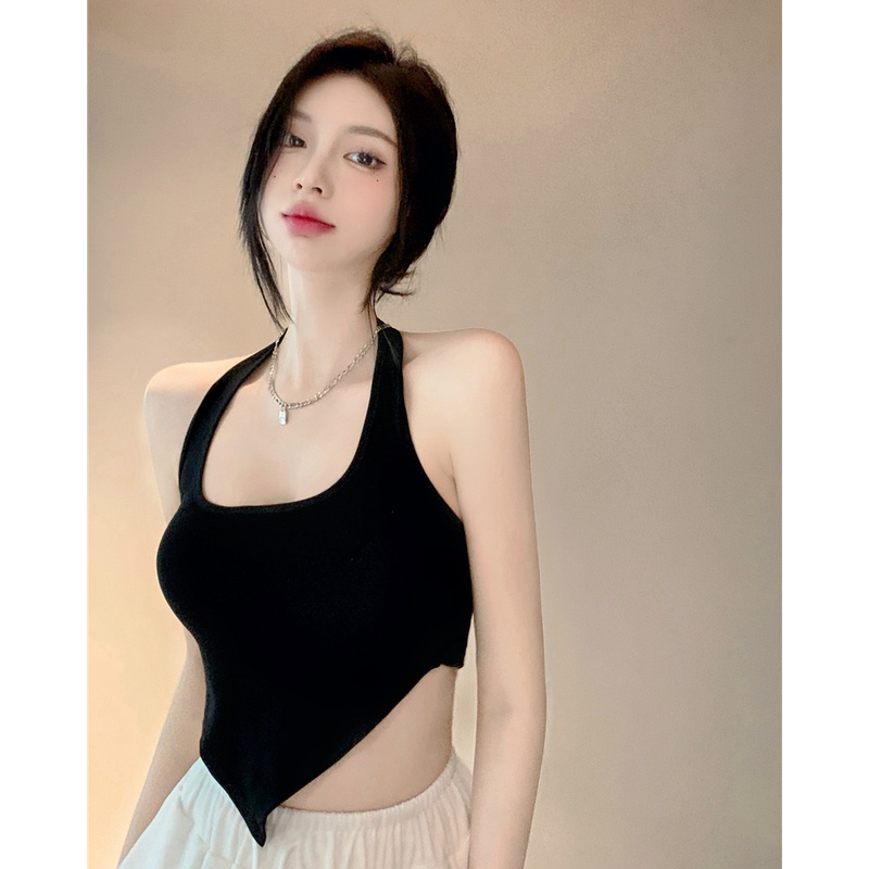 QKOOLE  Áo crop top Thời Trang Theo Phong Cách Hàn Quốc Dành Cho Nữ