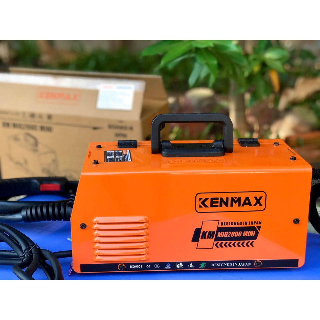 Máy hàn MIG Mini rẻ nhất thị trường  KENMAX MIG200C 1 chức năng dùng cuộn dây có thuốc 1KG