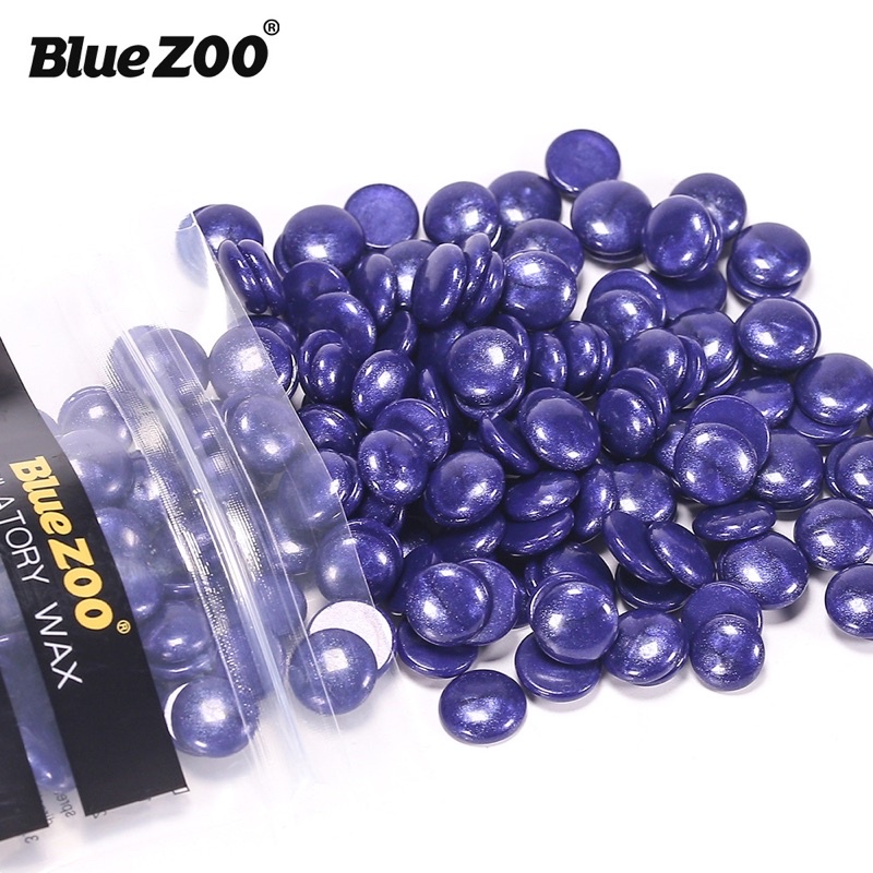 [Tặng que gỗ] Sáp wax lông NT cao cấp dạng hạt đậu Bluezoo gói 100g