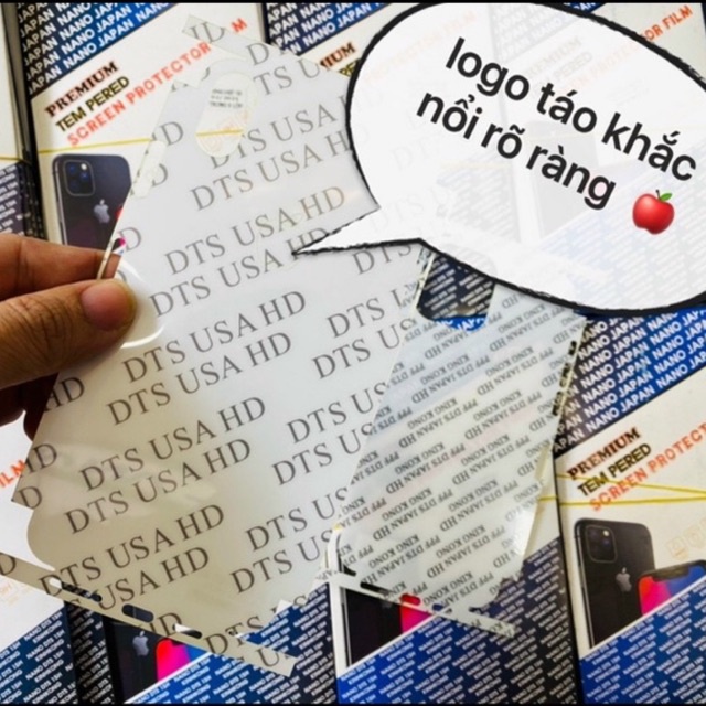 PPF mỹ 4 lớp xịn loại bóng full viền lỗ loa cho iPhone