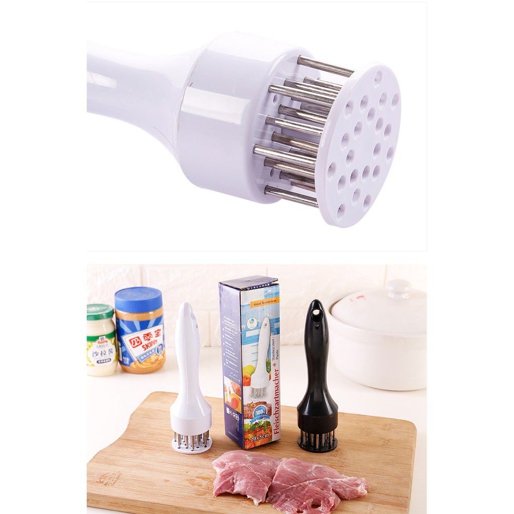 Búa dần thịt chất liệu inox 2 màu đen trắng, dụng cụ nhà bếp dần tiện ích TT-HOME