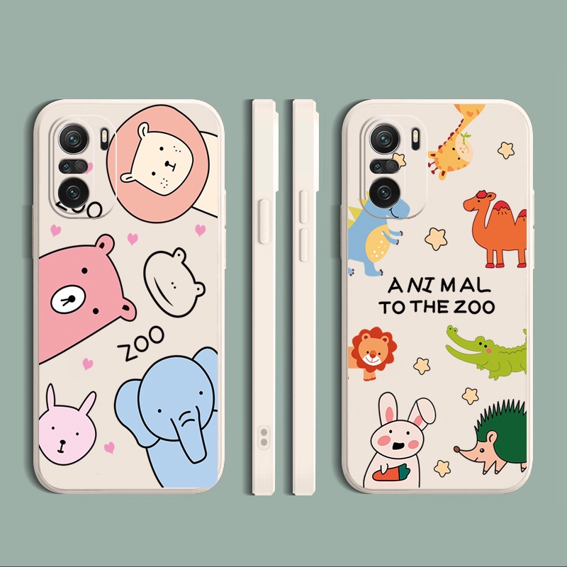 Ốp điện thoại góc vuông độc đáo cho Xiaomi Redmi Note 10 Pro 9S Remdmi 9A 9C POCO X3 NFC M3 Pro 5G Redmi10