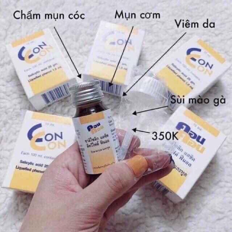 bôi mụn cóc , mụn cơm thái lan