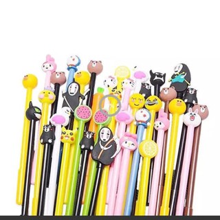 (10k/3c) Bút nước Nhật hình mặt con vật cute ngộ nghĩnh - 10 nghìn 3 chiếc