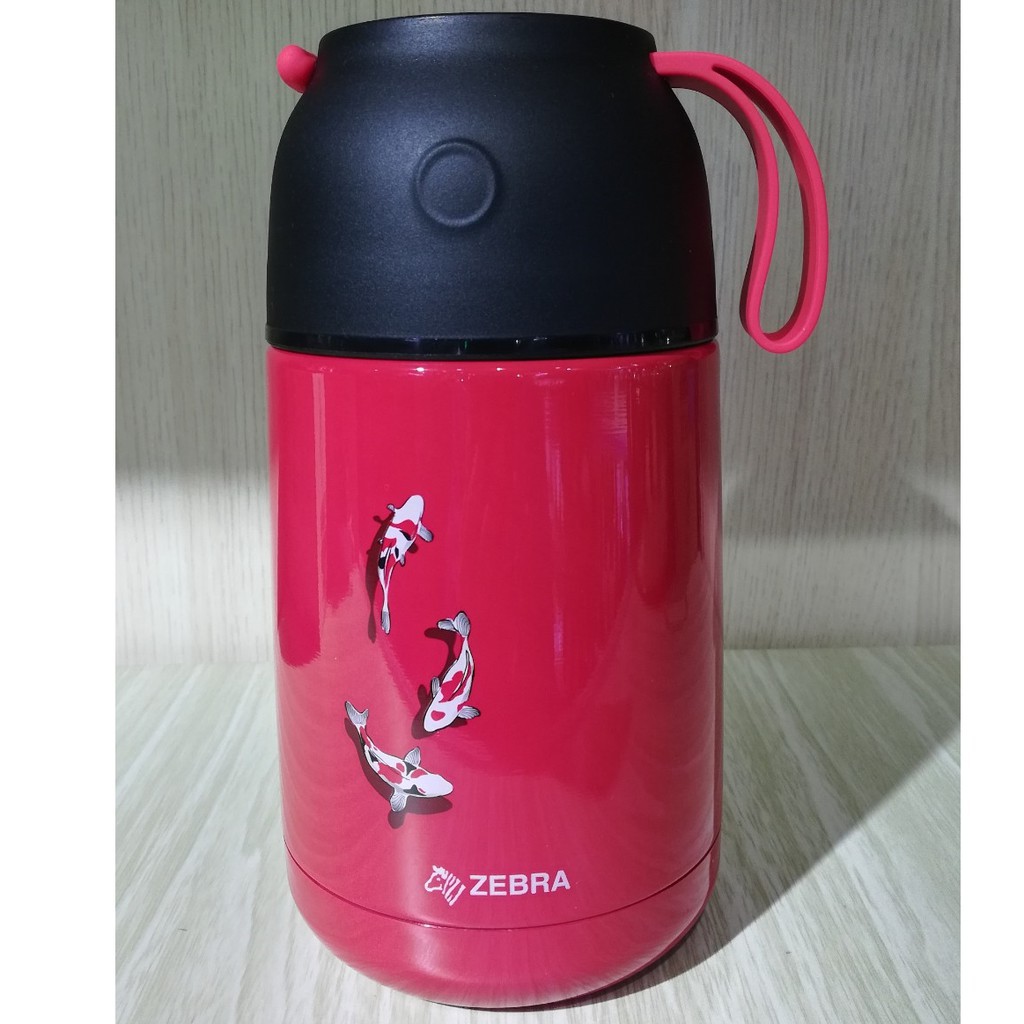 Bình giữ nhiệt Inox Zebra mẫu hình cá koi  dung tích 650ml- code 123006