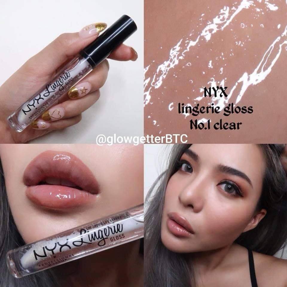 Son Bóng NYX Lip Lingerie Gloss Clear (3,4ml)