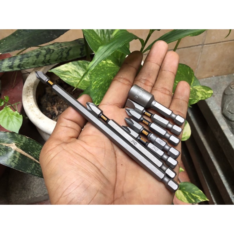 Bộ Mũi Bắn Vít DeWalt Tem Đen Chính Hãng Có Từ