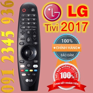 Remote Điều khiển tivi LG mẫu năm 2017 có "Chuột bay", có "Giọng nói" tặng Pin. Magic Remote AN-MR19BA Made in KOREA.