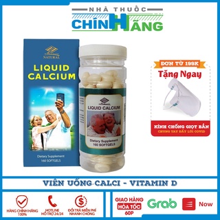 Viên Uống Bổ Sung Canxi Và Vitamin D Liquid Calcium - Hộp 160 Viên