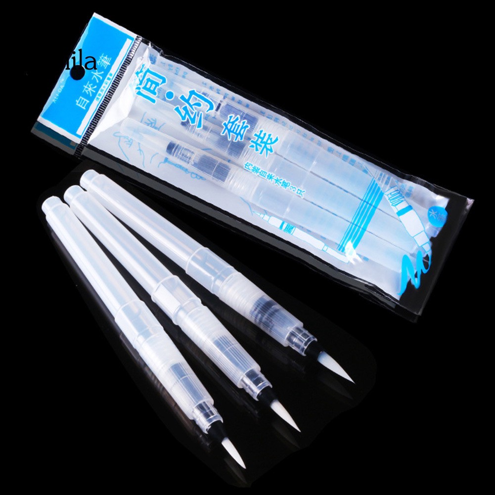 Set 1/3 Cọ Vẽ Màu Nước Nghệ Thuật