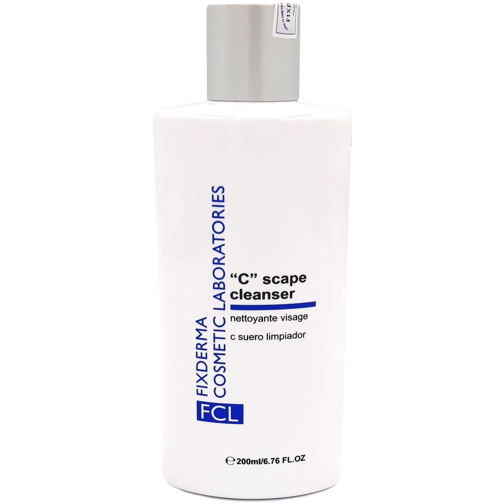 Sữa rửa mặt chống oxy hóa làm sáng da FIXDERM FCL C SCAPE CLEANSER 200ml