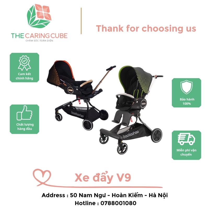Xe Đẩy Gấp Gọn V9 Baobaohao