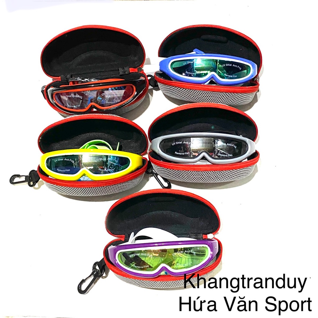 Kính bơi siêu nhân chống tia UV nhiều màu