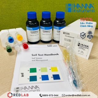 Bộ dụng cụ đo pH và dinh dưỡng đất / dinh dưỡng nước NPK đạm, lân, kali Hanna HI3896 | Hàng chính hãng