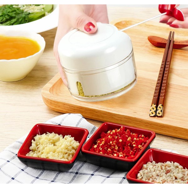 Máy xay tỏi ớt cầm tay Mini-dụng cụ xay tỏi ớt Food Chopper