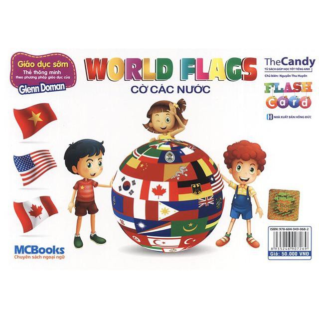 Flashcard - World flags - Cờ các nước - MCBooks