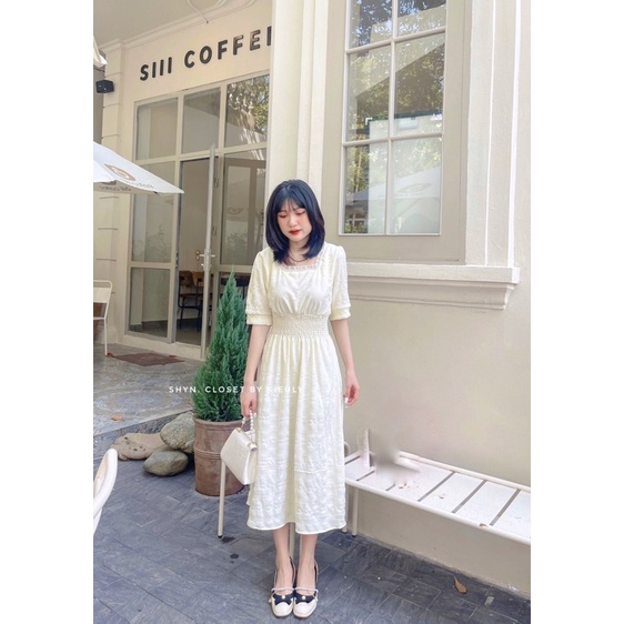 [Hàng SẵnGiá Tốt Nhất] Đầm dự tiệc cổ vuông dáng dài, Váy công chúa đính ngọc QC | BigBuy360 - bigbuy360.vn