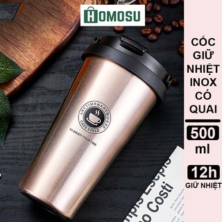 Cốc giữ nhiệt cao cấp phong cách hàn quốc sang trọng 500ml coc-002