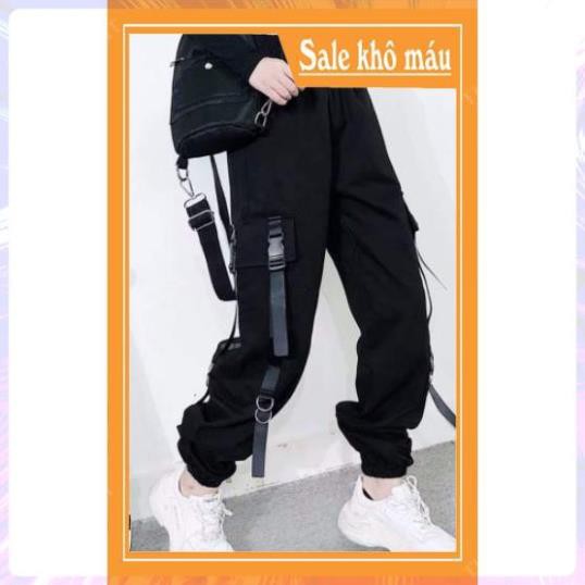[Hàng xịn] Sale khô máu-Freeship Quần kaki túi hộp dây 2 khuyên-Quần nam nữ thời trang cá tính