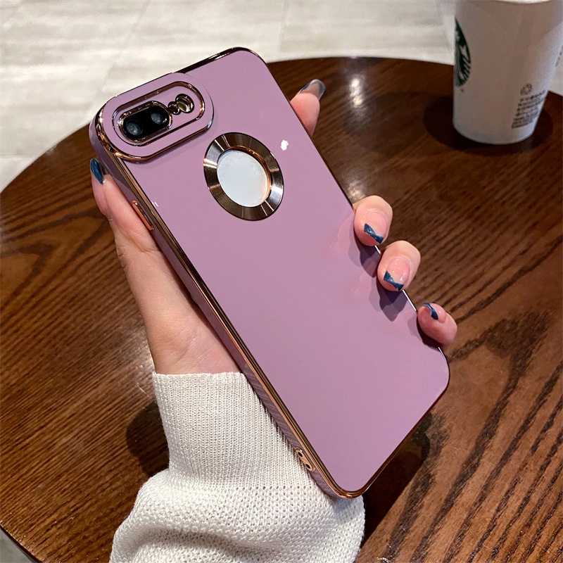 Ốp Điện Thoại silicone Mềm Mạ Viền Cho iphone 7 8 plus x xr xs max 11 pro max 12mini se 2020 2022 se2