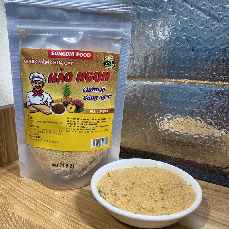 Muối chấm chua cay Hảo Ngon -songchi food gói 180g