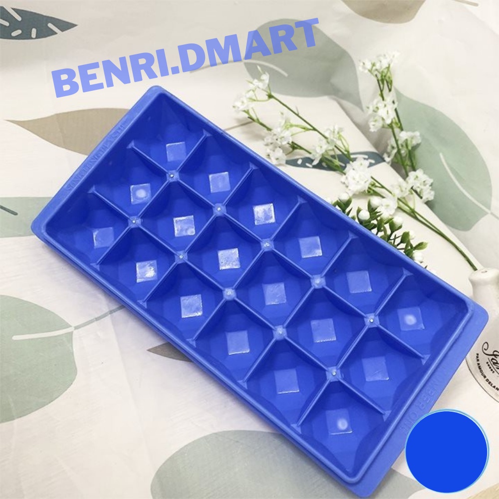 khay làm đá 18 viên nhỏ, làm thạch rau câu tiện lợi, khuôn làm đá nhựa dẻo cao cấp 6968
