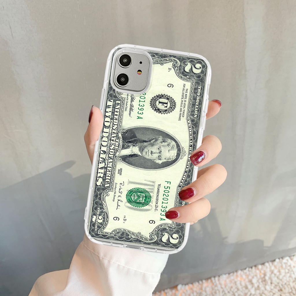 Ốp Điện Thoại Hình Tiền Đô La Cho IPhone 11/12/13Promax Pro 7Plus 8Plus Shell X XR XSMAX 11Pro 12Pro 13Pro QMY