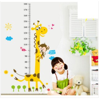 Decal Dán Tường Đo Chiều Cao
