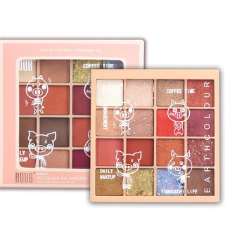 HamBảng 16 ô phấn mắt Yancai 16 color eye shadow No.e3009 chuyên sỉ