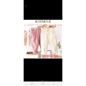 ( Size 11- 42kg) Quần kaki dài siêu mềm mát,co giãn 4 chiều bé gái (Hàng đẹp)