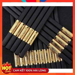 ☘Free ship/ Combo 20 đôi đũa mạ vàng Hàn Quốc, chống trơn mốc, hàng loại 1 chất lượng