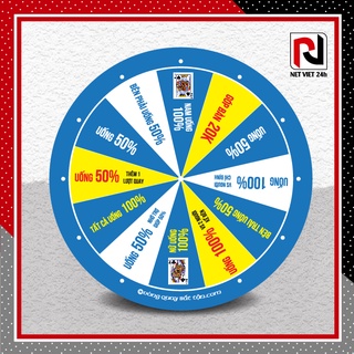 Giảm giá khi mua 10 cái trở lên - VÒNG QUAY ĂN NHẬU - VÒNG QUAY TRÒ CHƠI