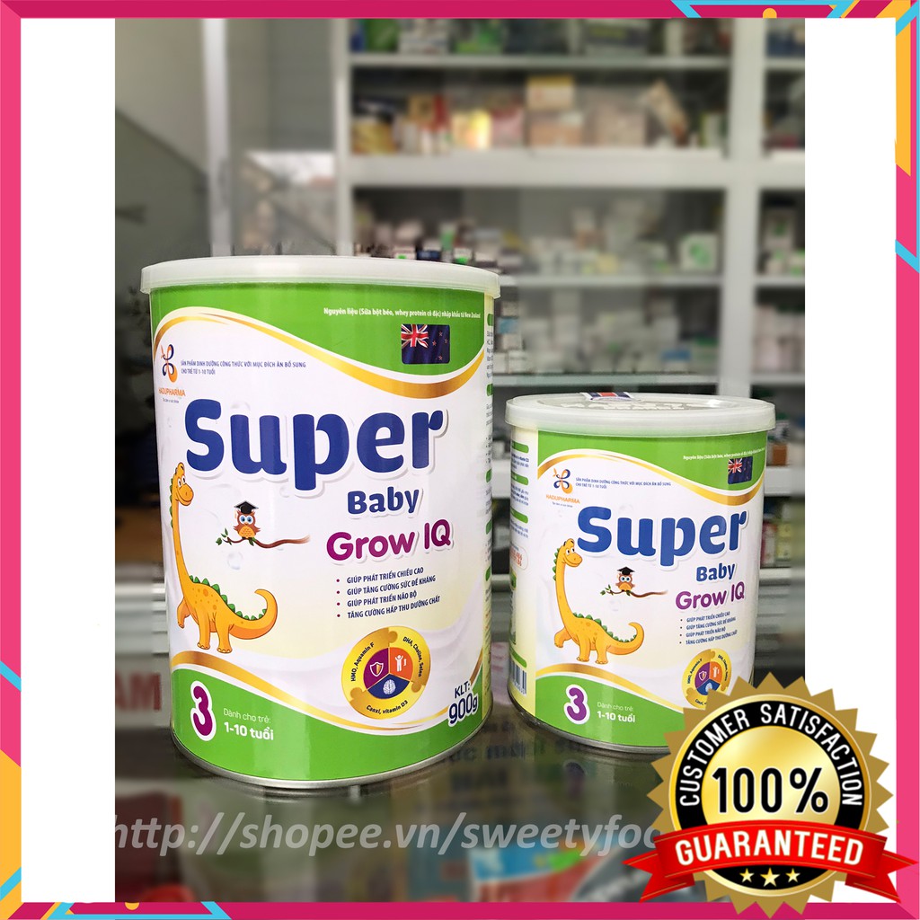 Sữa Super Baby Grow IQ - Số 3 Hộp 900g