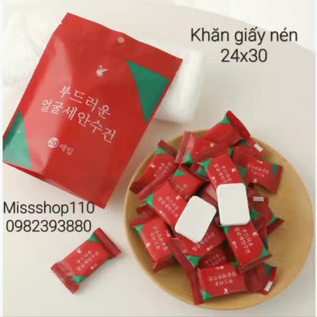 KHĂN NÉN HÀN QUỐC 24X30 TIỆN LỢI | BigBuy360 - bigbuy360.vn