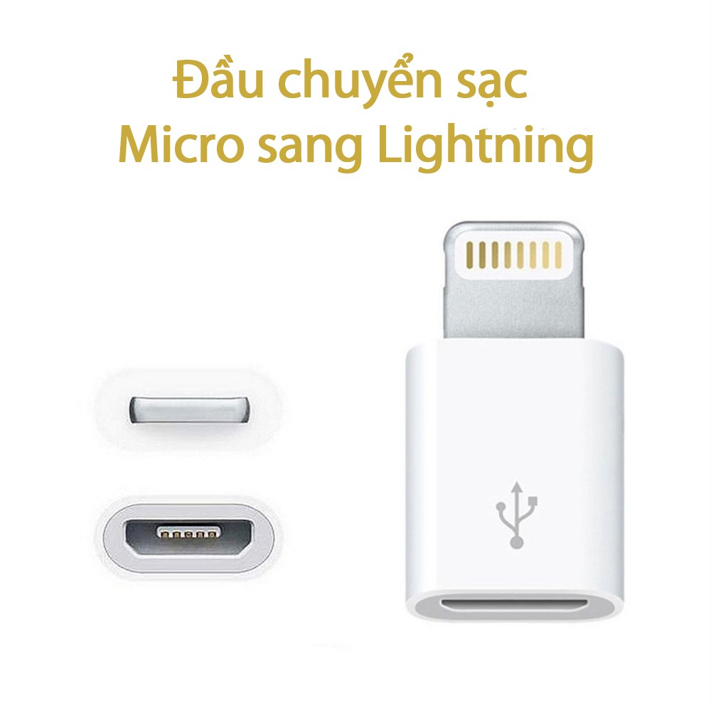Đầu chuyển Micro sang Lightning - Dùng cho iPhone