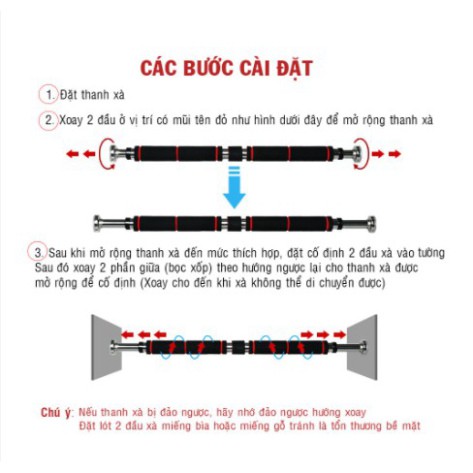 Xà Đơn Treo Tường ,Xà gắn cửa, Xà đơn đa năng cao cấp. Tùy chỉnh kích thước Xà gắn Tường [Chuyên sỉ]