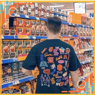 ÁO THUN SWE LOGOS tee Chất cotton siêu đẹp Có tag hãng